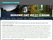 Tablet Screenshot of locations-gites-jura.com